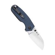 KIV3593SC1 Couteau Kizer Towser S Blue Lame Acier 154CM IKBS - Livraison Gratuite