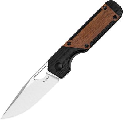 KIV3634SA4 Couteau Kizer Mini Militaw Mkuruti Lame Acier Nitro-V - Livraison Gratuite