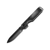 KIV3649C1 Couteau Kizer KUH Black Lame Acier 154CM Button Lock - Livraison Gratuite