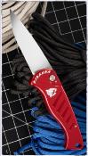 PKCP2R Couteau Automatique Piranha Fingerling Automatic Red Lame Acier 154CM Made USA - Livraison Gratuite