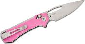 RST8051PS Couteau Real Steel Vis Pink Lame Acier 12C27N Crossbar Lock IKBS - Livraison Gratuite