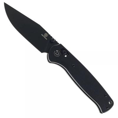 TD010FBK Couteau Defcon Ultra Lite Black Lame Acier 14C28N Clip Point IKBS - Livraison Gratuite