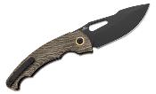 ATZ1860PBODG Couteau Artisan Cutlery Xcellerator OD Green Lame Acier AR-RPM9 Black IKBS - Livraison Gratuite