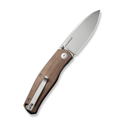 CIVC220073 Couteau CIVIVI Sokoke Brown Micarta Lame Acier 14C28N IKBS - Livraison Gratuite