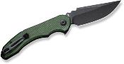 CIVC230503 Couteau CIVIVI Bluetick Green Micarta Lame Acier 14C28N Blk IKBS - Livraison Gratuite