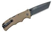 CSFLC3T10AFDE Couteau Cold Steel Verdict Tanto FDE Lame Acier AUS-10A Black Tri-Ad Lock - Livraison Gratuite