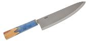 CTK500278R Couteau Condor Shefu Kitchen Gyuto Lame Acier 440C Etui Cuir Made Salvador - Livraison Gratuite