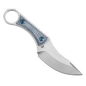 KG004A7 Couteau Kansept Niko Blue Frag Lame Clip Point Acier D2 Etui Kydex - Livraison Gratuite