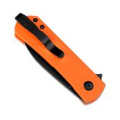 KIV3525A2 Couteau Kizer Yorkie Orange Lame Acier NitroV Black - Livraison Gratuite