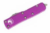 MCT23310APVI  Couteau OTF Microtech 233-10APVI Violet UTX-85 AUTO Lame Acier M390 Tanto Made USA - Livraison Gratuite