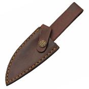 PA203495 Couteau de Chasse Rite Edge Aegean Hunter Manche Os Lame Acier Inox Etui CUir - Livraison Gratuite