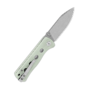 QS150E1 Couteau QSP Canary Jade Folder Lame Acier 14C28N Stonewash IKBS - Livraison Gratuite 