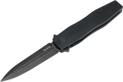 RKEP188B Couteau Ruike P188-B Black Lame Acier D2 Spear Point IKBS - Livraison Gratuite