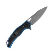 CBTAXLBLGF Couteau Cobratec Knives Axle Blue Lame Acier D2 - Livraison Gratuite