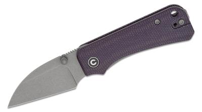CIVC19068SC2 Couteau Civivi Baby Banter Wharncliffe Purple Lame Acier Nitro-V Stonewash IKBS - Livraison Gratuite