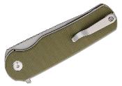 FF012G Couteau Ferrum Forge Zelex Green Lame Acier D2 Tanto - Livraison Gratuite