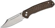 J1942ODG Couteau Pliant CJRB Pyrite OD Green Lame Bowie Acier AR-SFII IKBS - Livraison Gratuite