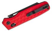 KIV3641A2 Couteau Kizer Task Red Lame Acier 154CM Blk Sheepsfoot - Livraison Gratuite