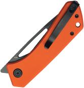 KUB331O Couteau Kubey Thalia Orange Front Flipper Lame Acier 14C28N IKBS - Livraison Gratuite