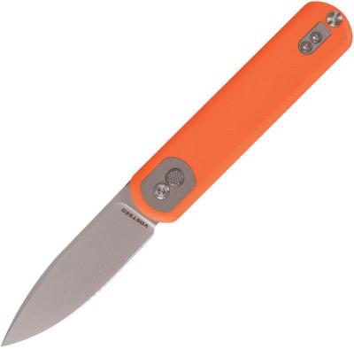 VOSA0731 Couteau Pliant Corgi Orange Lame Acier 14C28N Sécurité Trek Lock IKBS - Livraison Gratuite