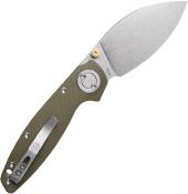 VOSA2804 Couteau Vosteed Shilin Cutter Green G10 Lame Acier 154CM SW IKBS - Livraison Gratuite