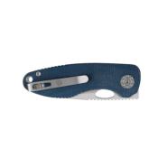 VOSA3301 Couteau Vosteed Acorn Blue Micarta Lame Acier 14C28N Black IKBS - Livraison Gratuite