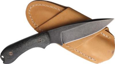 BRAD32FE101NA Couteau Bradford Knives Guardian 3.2 3D Black Lame Acier AEB-L Etui Cuir USA - Livraison Gratuite