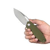 KUB322B Kubey Tityus Green G10 Handle Bead Blasted D2 Blade IKBS Linerlock Clip - Livraison Gratuite