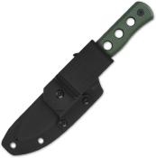 QS155C2 Couteau QSP Canary Fixed Blade Green Lame Acier Cr8Mo2VSi BLK Etui Kydex - Livraison Gratuite