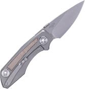 RS7101G Couteau Real Steel Delta 2600 Titane/Micarta Lame Acier S35VN - Livraison Gratuite