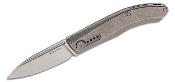 RS9051 Couteau Real Steel Stella Premium Titane Slipjoint Lame Acier CPM-S35VN - Livraison Gratuite