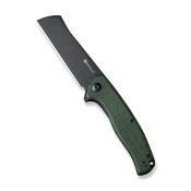 S20057C4 Couteau Sencut Traxler Green Lame Acier 9Cr18MoV Blackwash IKBS - Livraison Gratuite 