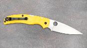 SC244PYL Couteau Spyderco Native Chief Lightweight Salt Yellow Lame Acier CPM-MagnaCut Made USA - Livraison Gratuite