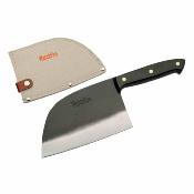 WF4000 Couteau Watchfire Serbian Cleaver Lame Acier 7Cr17MoV Etui Canvas - Livraison Gratuite