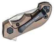 ZT0022TIBRZ Couteau Zero Tolerance Small Galyean Bronze Manche Titane Lame Acier CPM-20CV IKBS USA - Livraison Gratuite