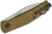 ZT0235OLG10 Couteau Zero Tolerance Olive Lame Acier CPM-20CV Slipjoint Made USA - Livraison Gratuite