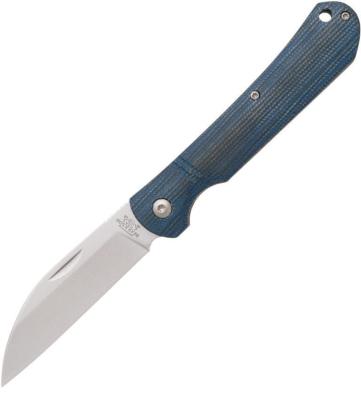 BC484MB Couteau Bear & Son 484MB Blue Lame Wharncliffe Acier D2 Slipjoint USA - Livraison Gratuite