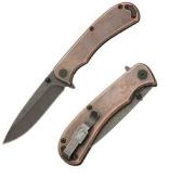 BR0473 Couteau Browning Rivet Copper Lame Acier D2 - Livraison Gratuite 