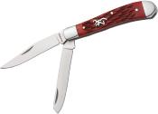 BR0547B Couteau Browning Trapper Red Bone 2 Lames Acier Inoxydable - Livraison Gratuite