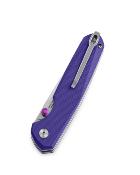 BTKMK07C Couteau Bestechman Velix Purple Lame Acier 14C28N - Livraison Gratuit