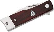 FKCMC201 Couteau Finch McCoy Cocobolo Lame Acier 154CM Wharncliffe IKBS - Livraison Gratuite