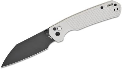 J1945LBGY Couteau Pliant CJRB Cutlery Large Pyrite Light Gray Lame Wharncliffe Acier AR-RPM9 - Livraison Gratuite