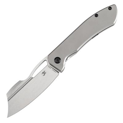 K1080A3 Couteau Kansept Cybin Titane Bead Blasted Lame Cleaver Acier CPM S35VN - Livraison Gratuite