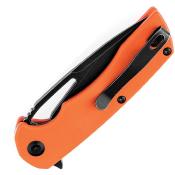 KT1001B4 Couteau Kansept Kryo Orange Lame Acier D2 Black IKBS - Livraison Gratuite