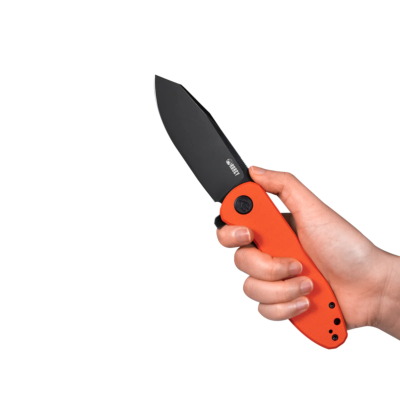 KUB358E Couteau Kubey Master Chief Outdoor Orange Blade AUS-10 IKBS - Livraison Gratuite