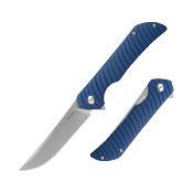 RKEP122ME Couteau RUIKE P122-ME Blue Micarta Lame Acier 14C28N Satin - Livraison Gratuite