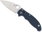 SC101GPCBL2 Couteau Spyderco Manix 2 Cobalt Blue Lame Acier CPM-SPY27 Ball Bearing Lock Made USA - Livraison Gratuite