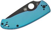 SC122TIBLBKP Couteau Spyderco Tenacious Blue Titane Lame Acier 8Cr13MoV - Livraison Gratuite