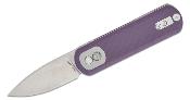 VOSA0724 Couteau Vosteed Corgi Pup Purple Lame Acier CPM-S35VN Satin Trek Lock IKBS - Livraison Gratuite