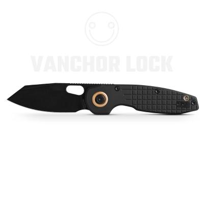 VOSA1909 Couteau Vosteed Ankylo Black Lame Acier Elmax Reverse Tanto IKBS Vanchor Lock - Livraison Gratuite